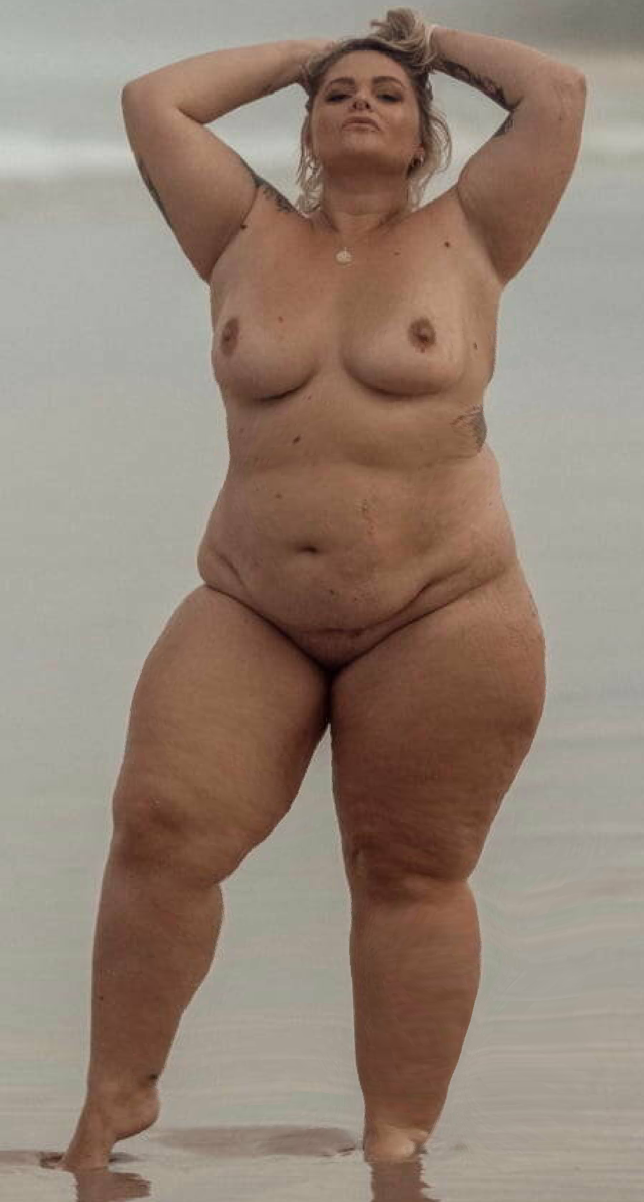 Figure of the girl on the side of BBV nude