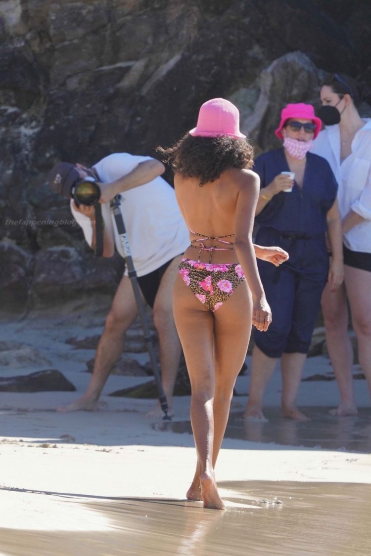 Imaan Hammam in bikini