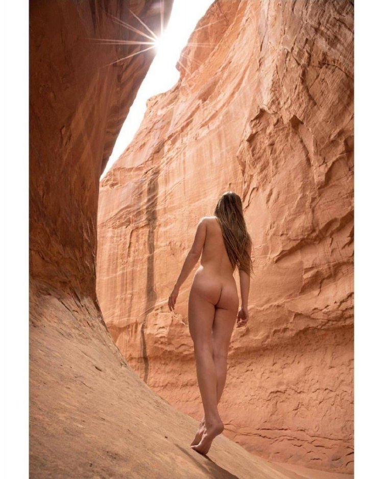 Naked in the mountains Olga Goncharov