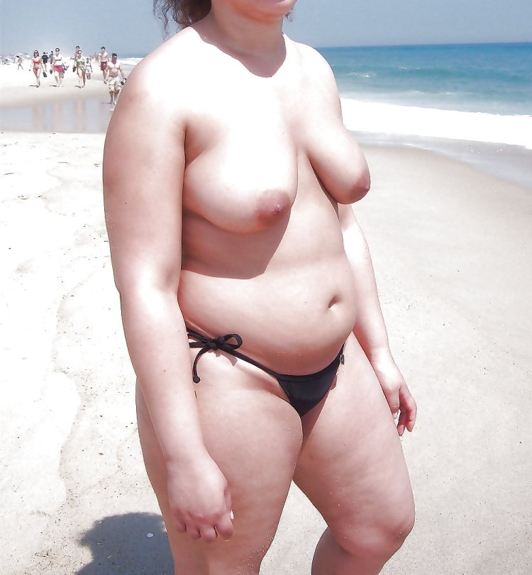 Fat mate topless