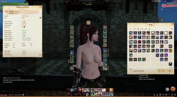 Boobs of girls from Archeage