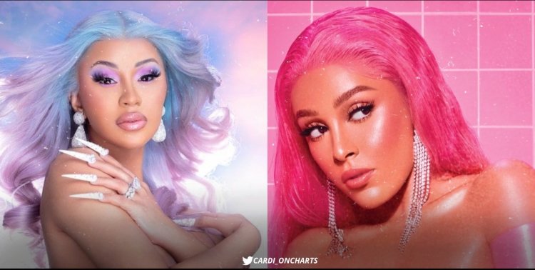 Doja Cat and Cardi B