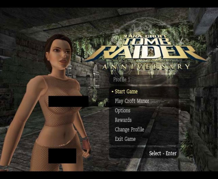 Tomb Raider Anniversary Naked Lara
