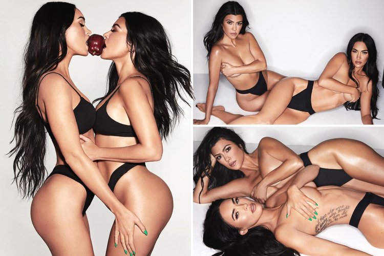 Megan Fox and Courtney Kardashian