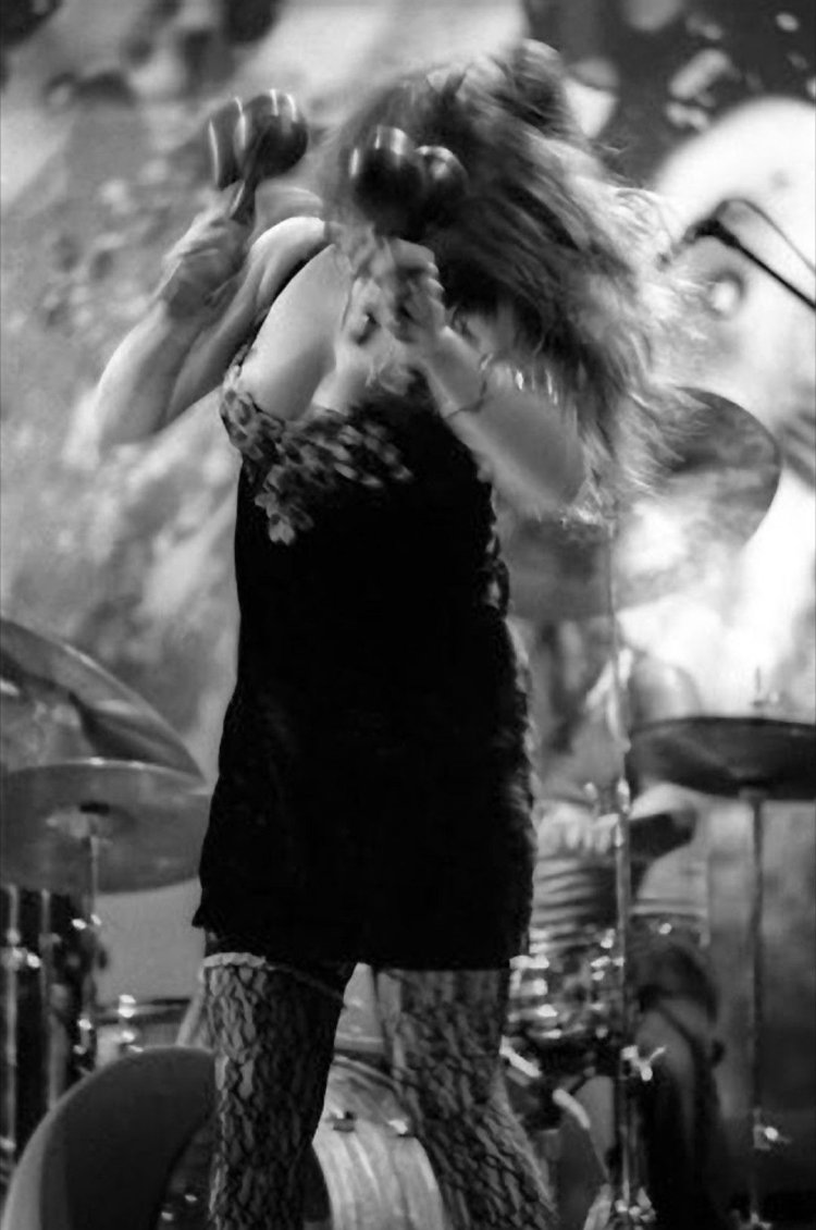 Janis Joplin on stage