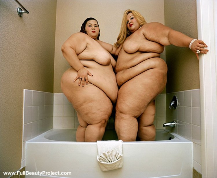 The most fat naked women