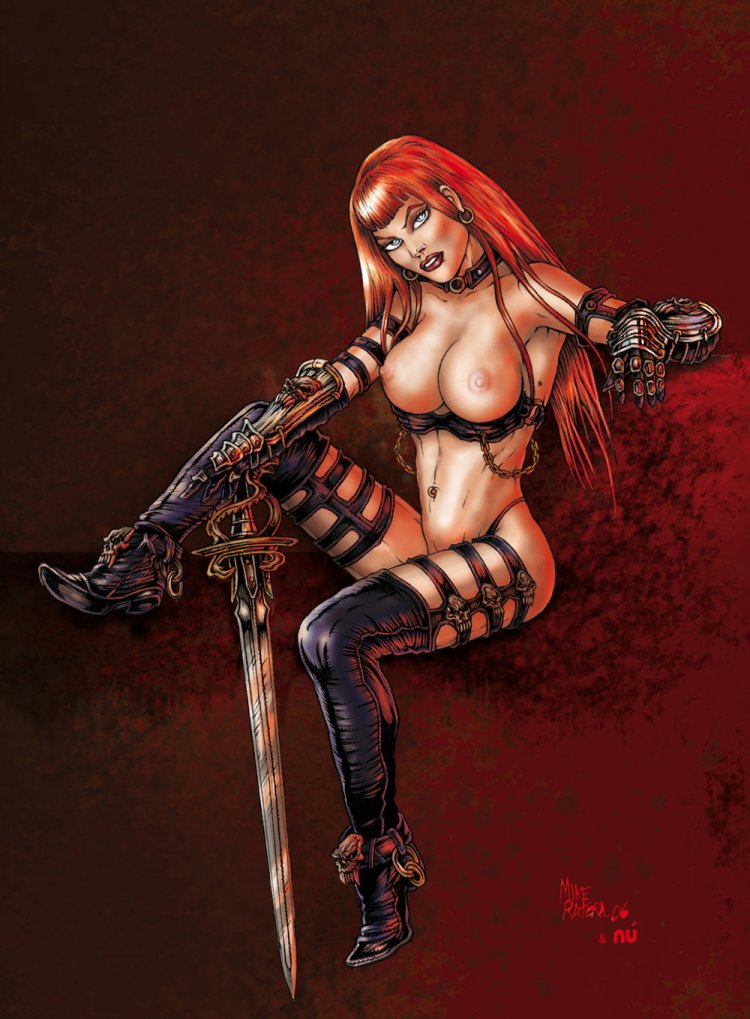 Marvel Red Sonja breast