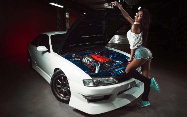 Nissan Sylvia s14 girl