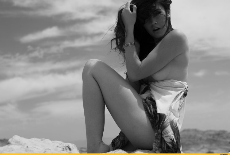 Naked girls from Crimea black and white photos