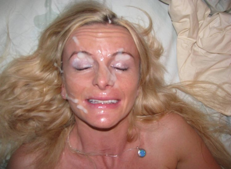 Mature cum on face photo disgust
