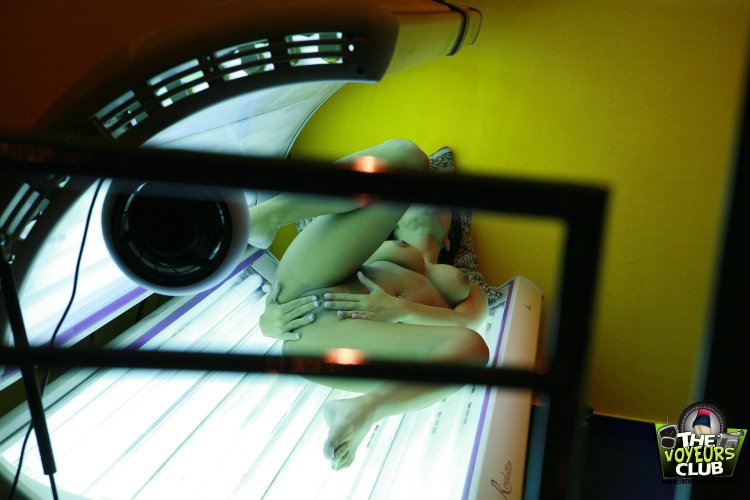 Hidden camera in solarium