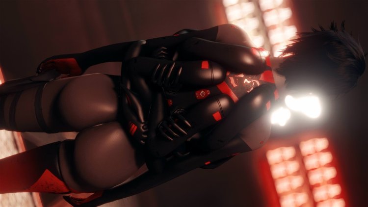 Naked mistral made of metal