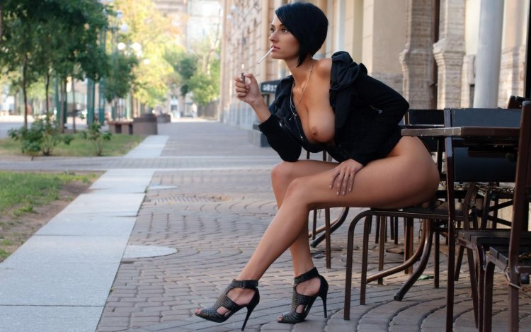 Erotic girls on the street