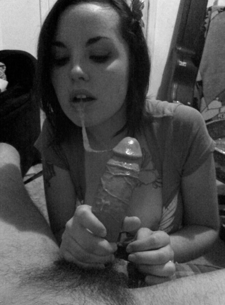 Selfies of girls with a member in hand