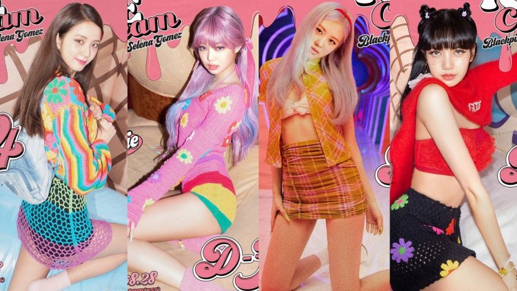 Blackpink Ice Cream cards
