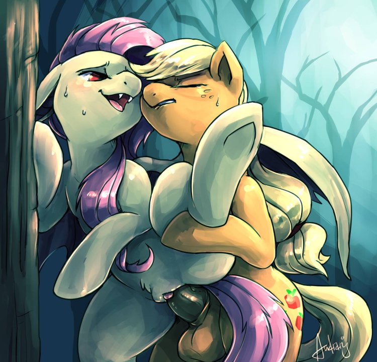 Applejack and Fluttershy Sex