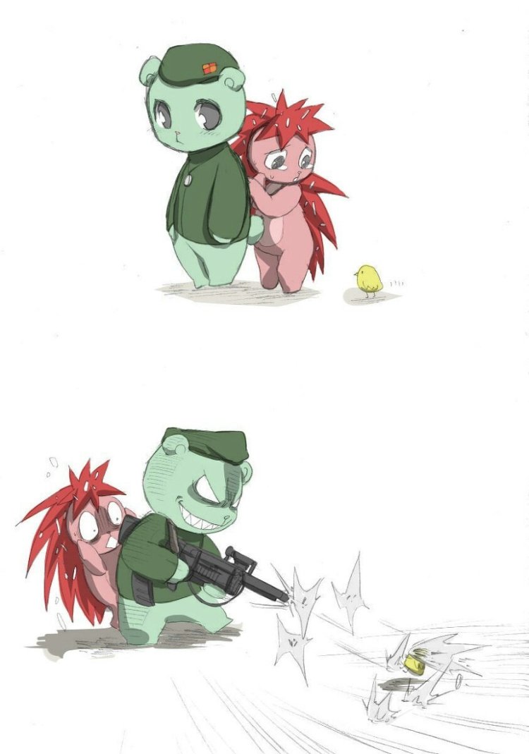 Flippi comics Happy Tree