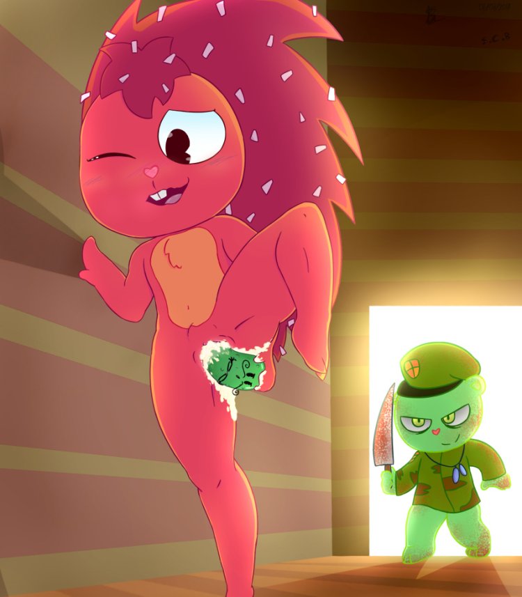 Happy Three Frends Naked