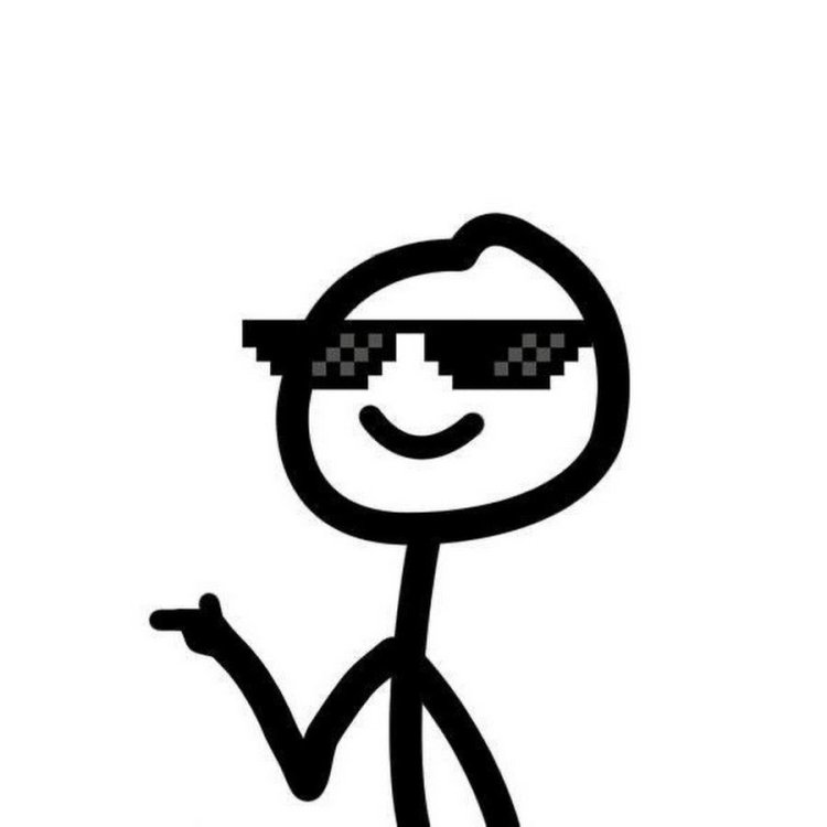 The painted man with a meme