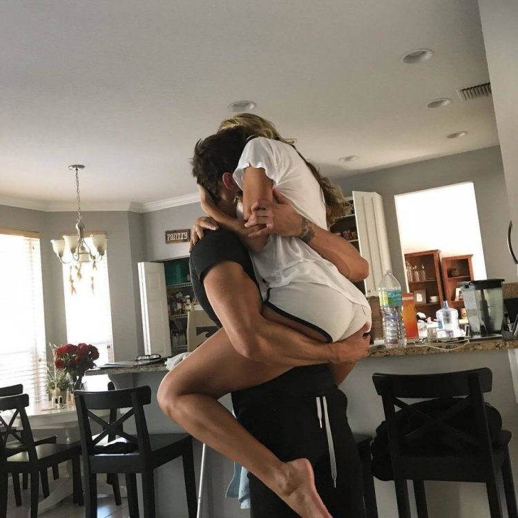 Leveushka was tightened on a guy