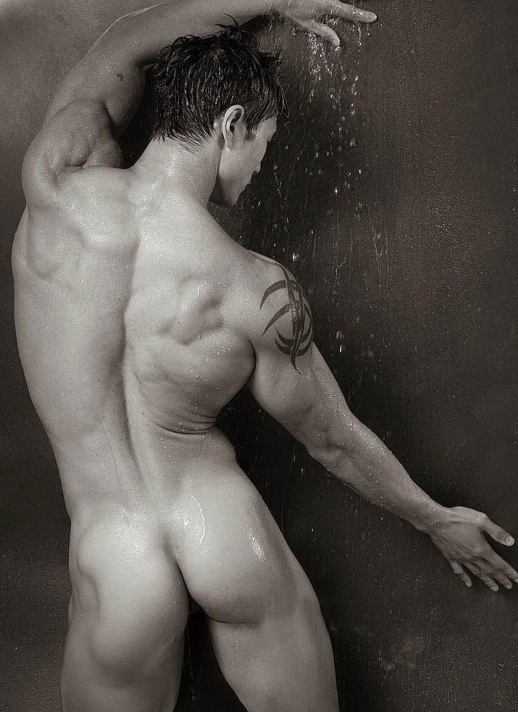 Erotic photo shoot with a guy