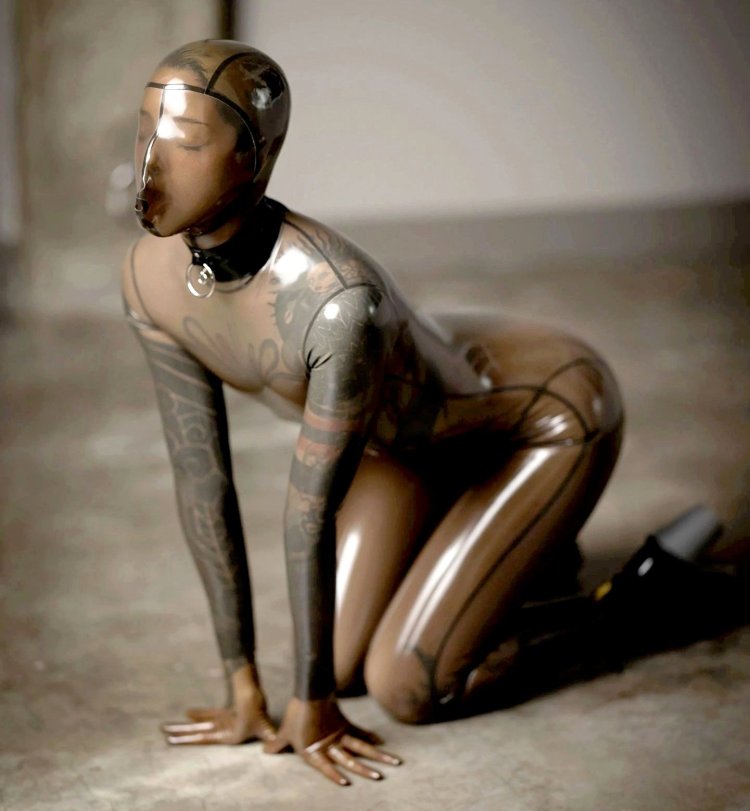 Latex Legins Cock Sheath Sissy