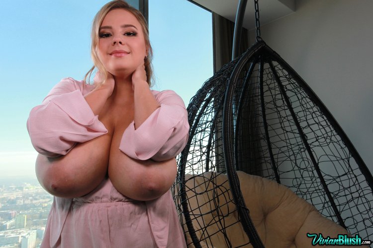 Vivian Blush Plus Size Katya Naked