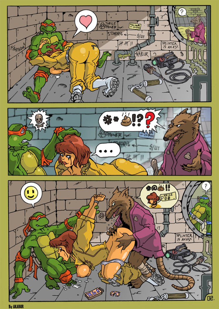 Akabur turtles ninja comic