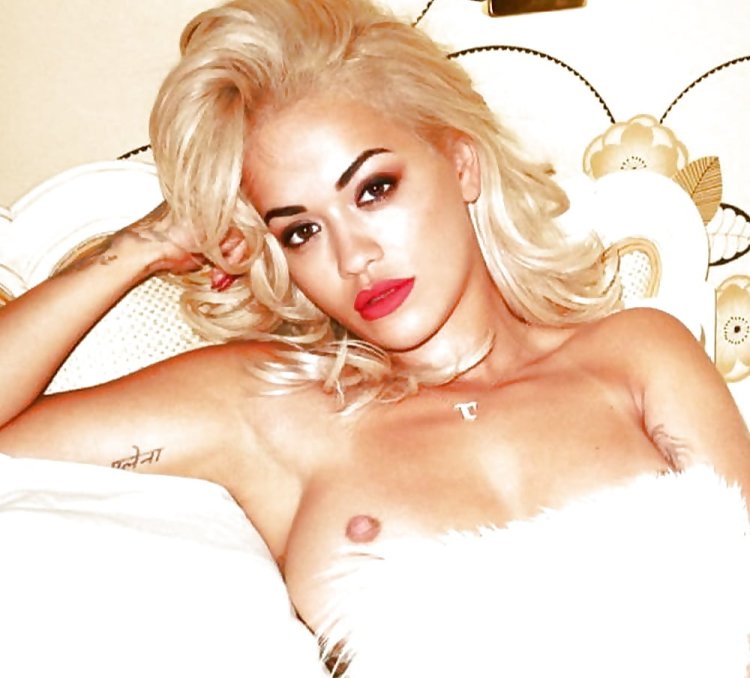 Erotic photo shoot of Rita Ora