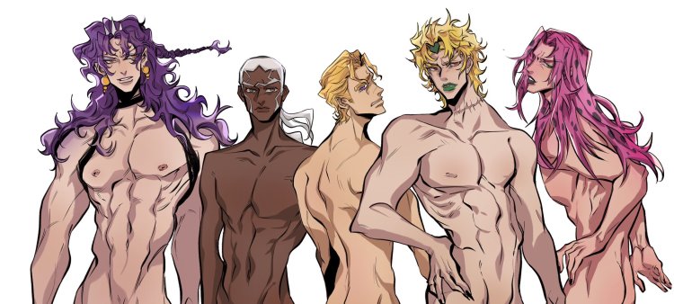 Dio Brando and Puchchi Enrico XXX