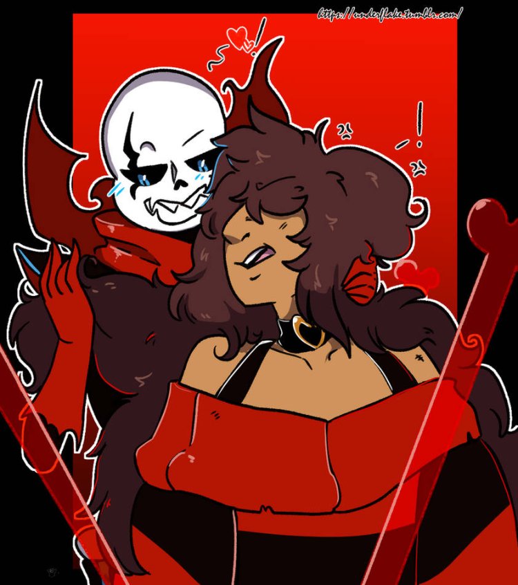 Swapfell Sans and Frisk