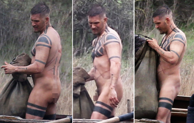 Tom Hardy is naked