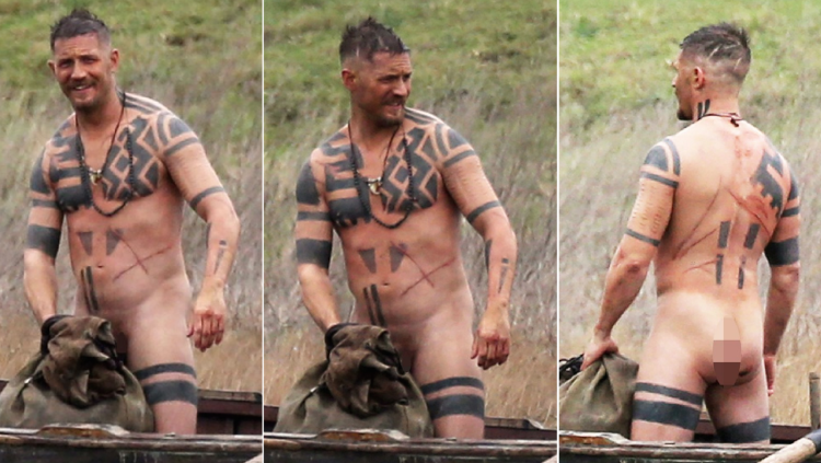 Tom Hardy is completely naked