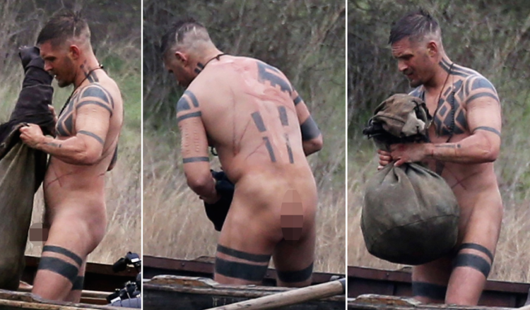 Tom Hardy is naked