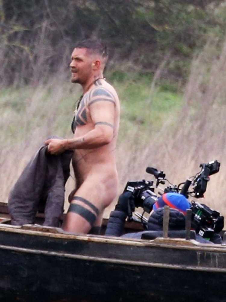 Tom Hardy is naked