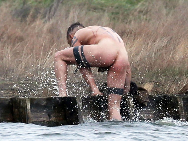 Tom Hardy is naked