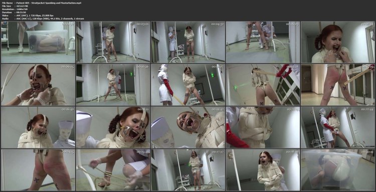Patient 005 - Straitjacket Spanking and Masturbation
