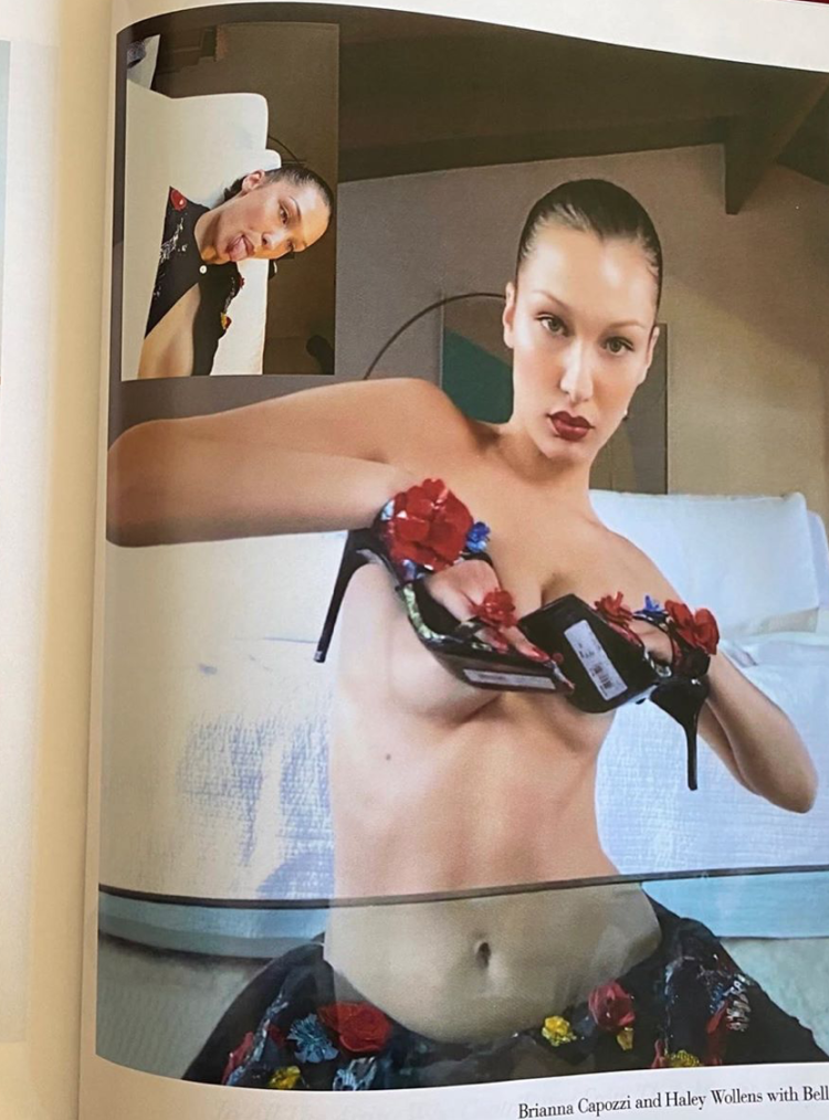 Bella Hadid starred naked