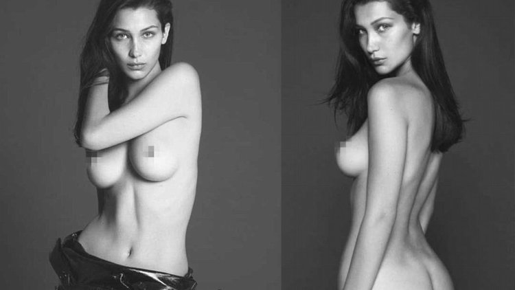 Bella Hadid photo toples