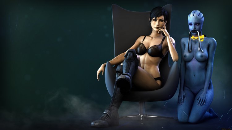 Naked female characters