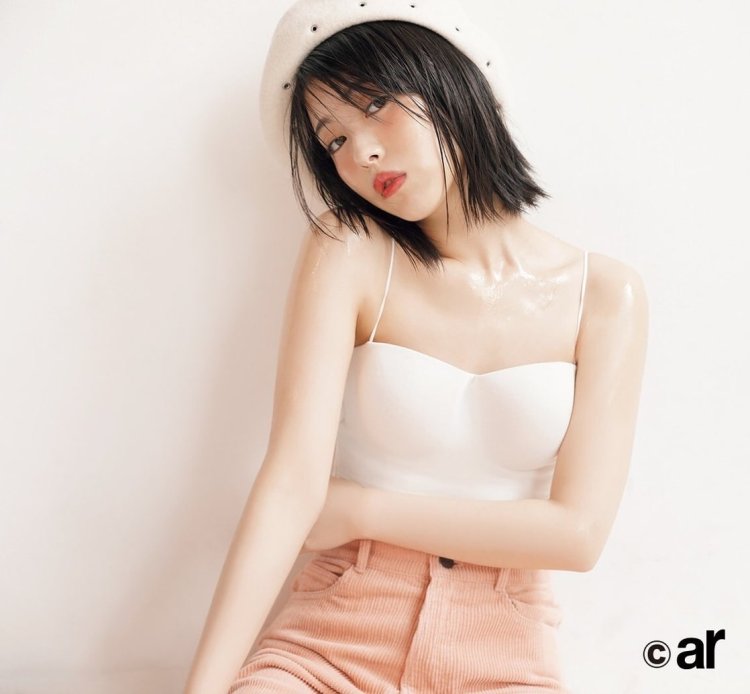 Minami Hamabe in a swimsuit