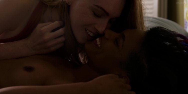 Freima Alesman with Jamie Clayton Lezbian