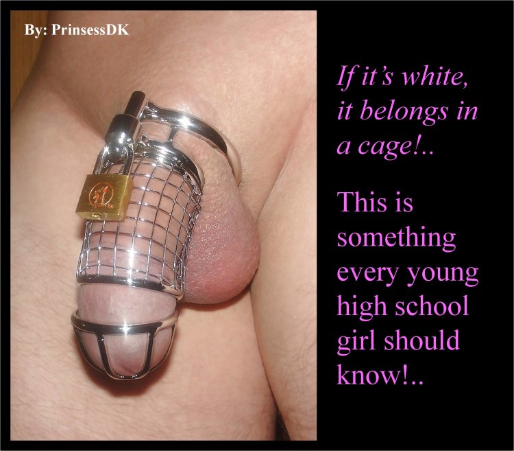 Belt of fidelity of male Caption