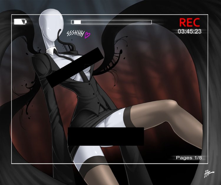 Tits woman Slenderman