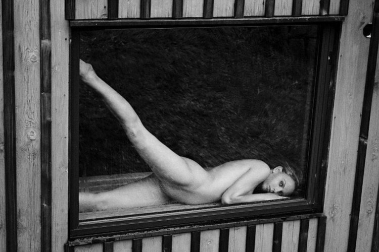 Scandalous photo exhibition nude