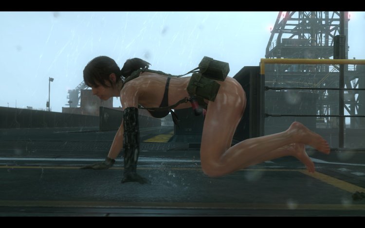 Metal Gear Solid 5 Silent anus