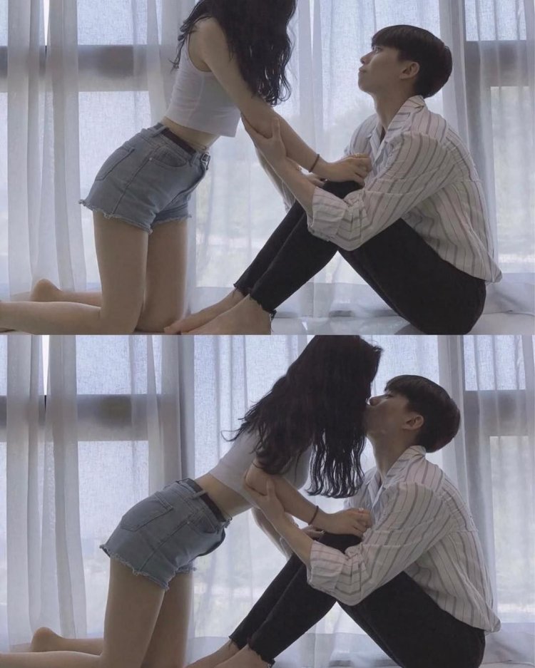 Korean couples in bed