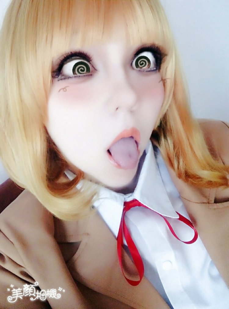 Ahegao cosplay Cumshots