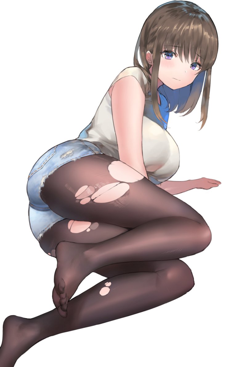 Torn anime tights
