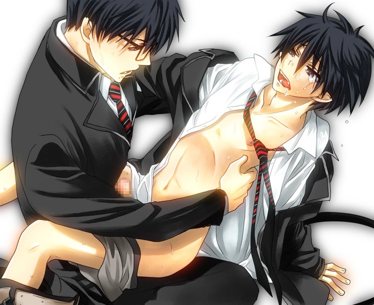 Okumura Rin and Yukio BDSM